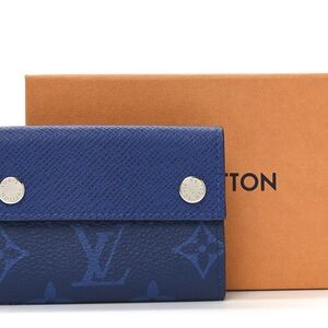 Louis Vuitton Navy Monogram Compact Wallet